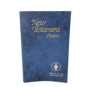 New Testament Psalms Thinking of You The Gideons (Book, Blue, Softcover) Bible